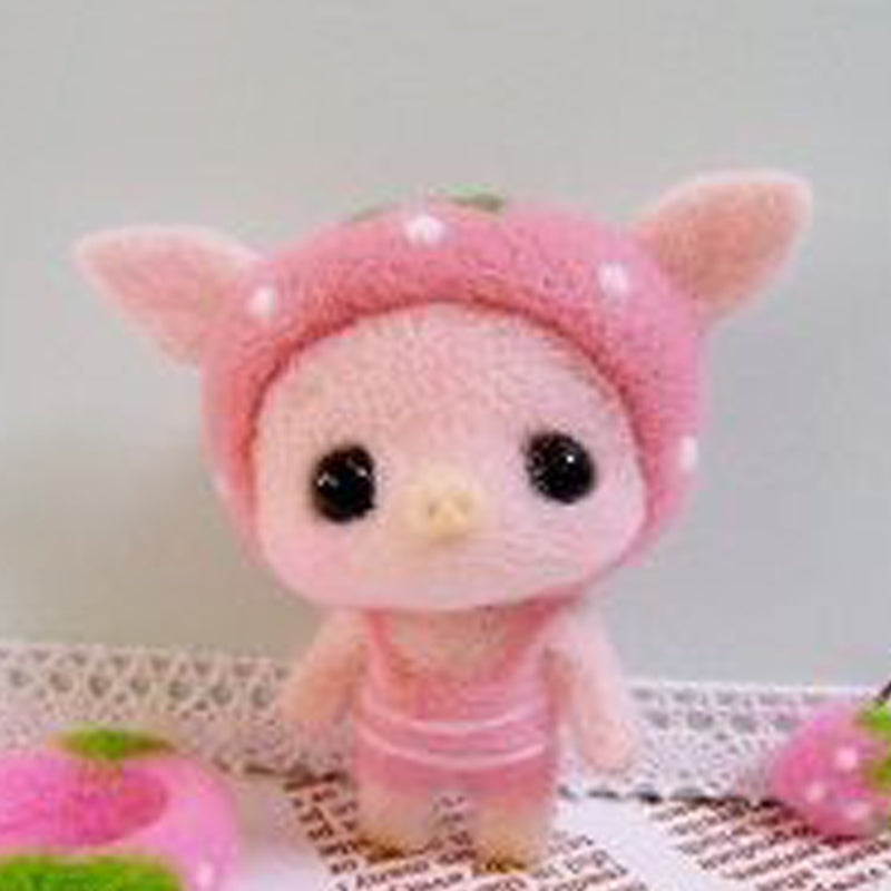 Cute Piggy in Swimsuit - Needle Felting Kits