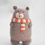 Chubby Papa Bear - Needle Felting Wool Kit