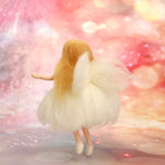 Dancing Fairy Angel In White Dress - Needle Felting Wool Kit