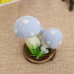Miniature Fairy Diorama Mushroom - Needle Felting Wool Kit