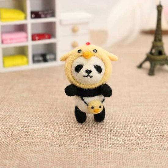 Musician Panda - Needle Felting Wool Kit