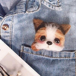 Pocket Puppies Head - Needle Felting Wool Kit