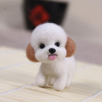 Toy Poodle - Needle Felting Wool Kit
